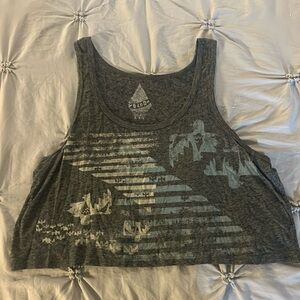 Flowy crop top